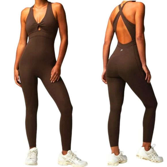 Fabletics Brown Jumpsuit - Picture 1 of 10